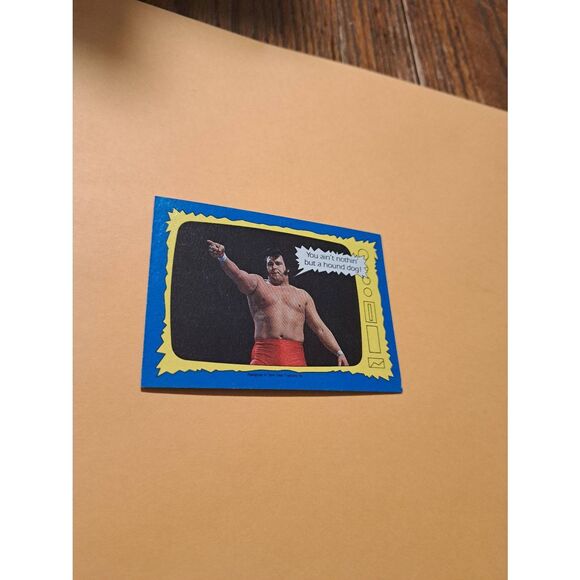 Vintage 1987 WWF Honky Tonk Man Wrestling Trading Card 73 Superstars Speak Topps - Picture 1 of 2